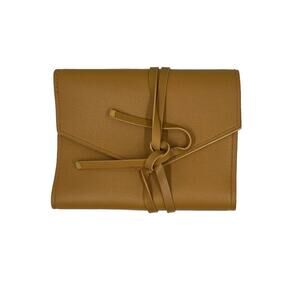 Glass Ladder Co Katherine Tech Organizer Roll Up Travel Pouch Camel